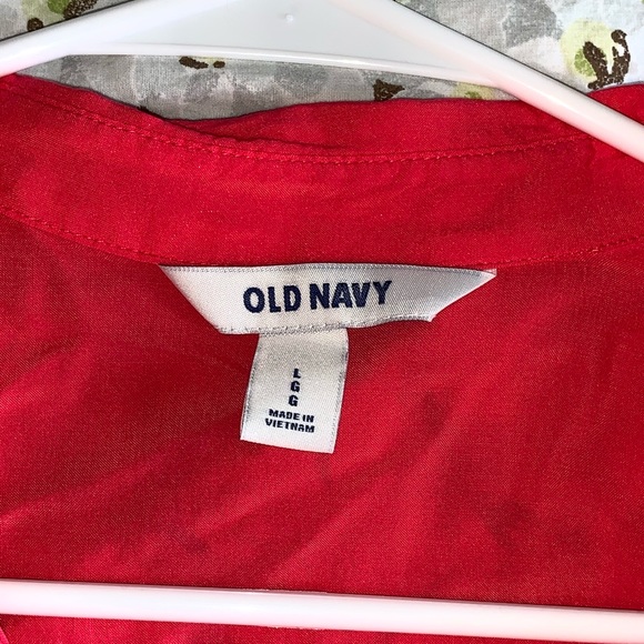 Old Navy Tie Front Top - Picture 3 of 4